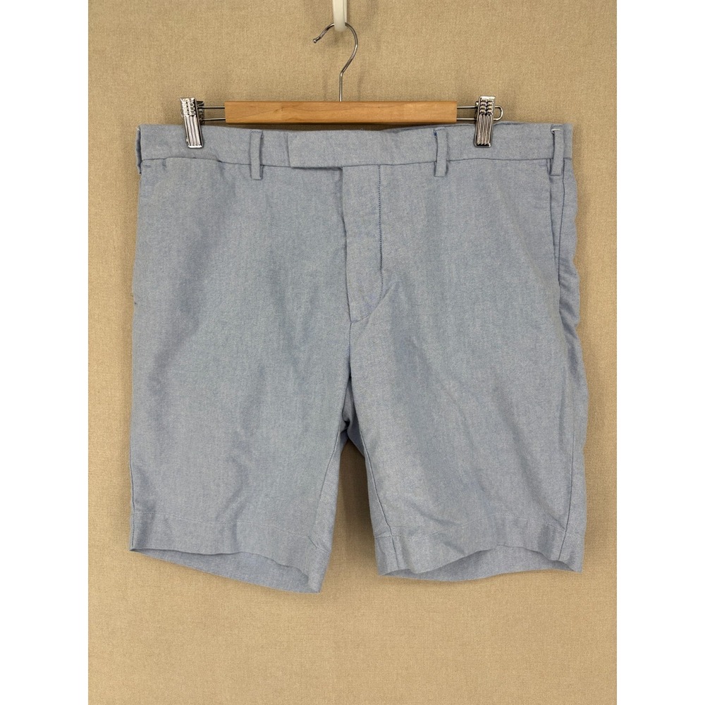 Polo Ralph Lauren Shorts Mens 36 Blue Chino Cotton Preppy Chambray